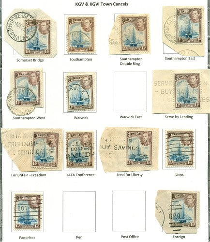 KGV & KGVI Cancels 1938 KGVI KGX 11