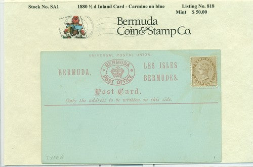 1880 Inland Card Setting A