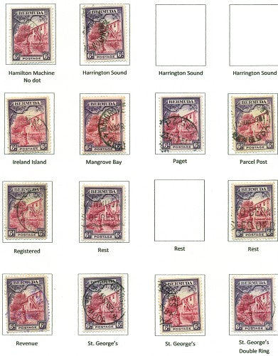 KGV & KGVI Cancels 1936 KGV Definitive KGX 07B