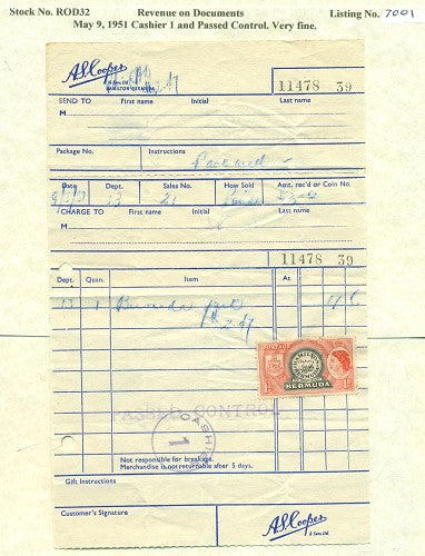 Revenue on Document ROD 32