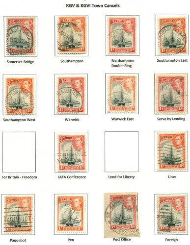 KGV & KGVI Cancels 1938 KGVI Definitive KGX 09