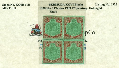 Block of KGVI KG6B 61B