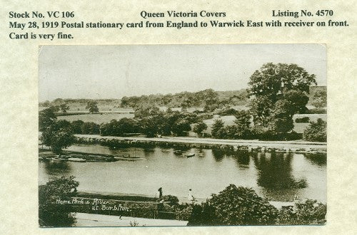 Queen Victoria Card 1919-106