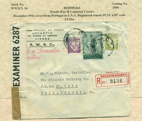 Censor Label PC90 6287 REGISTERED AWAC