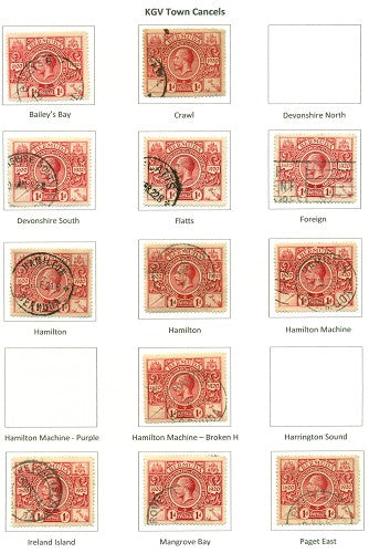 KGV & KGVI Cancels 1921 Tercentenary KGX 04