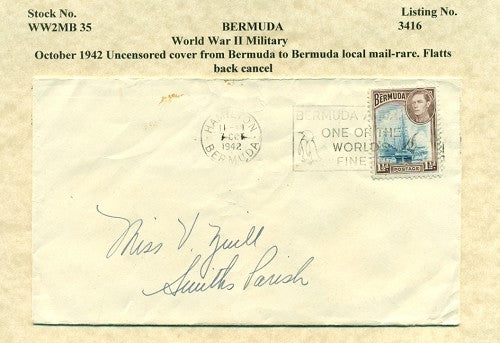 Cover from Bermuda 1942