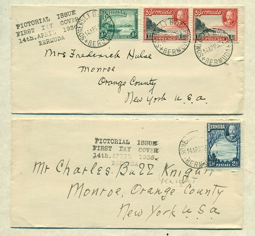 KGV & KGVI Parish Covers Somerset bridge 1936 KGPC 183