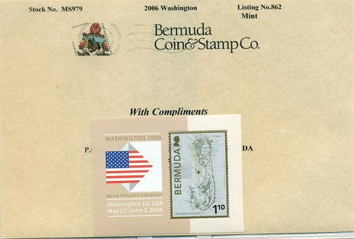 Souvenier sheet - Washington 2006