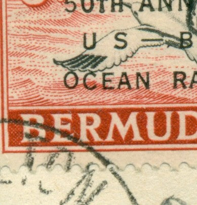 QV-QEII Flaws on Cover June 22, 1956 raised 'o' QFC 26