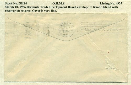OHMS BDA Trade Development Board March 10, 1936