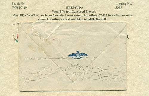 May 1918 Hamilton editor Darrell