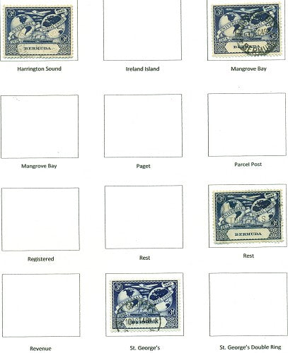 KGV & KGVI Cancels 1940s-1950s KGVI Commemoratives KGX 12A