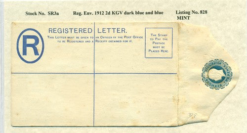 1912 Reg.Env.KGV 2d