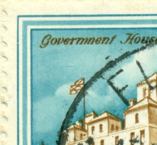 QV-QEII Flaws on Cover February 17, 1964 'government' flaw QFC 35