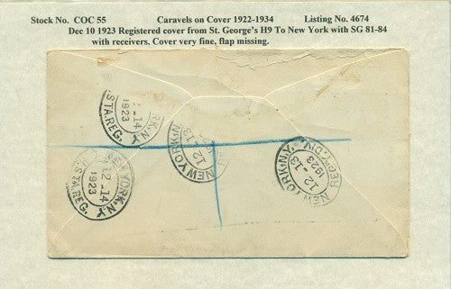 Caravels on Cover 1910-22, 55