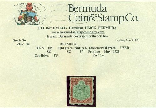 10/- Fifth printing May 1928