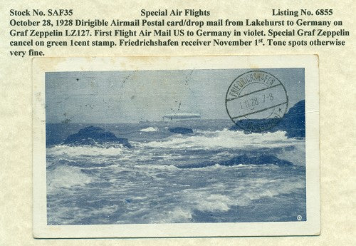 Special Air Flights 10/28/1928 SAF 35