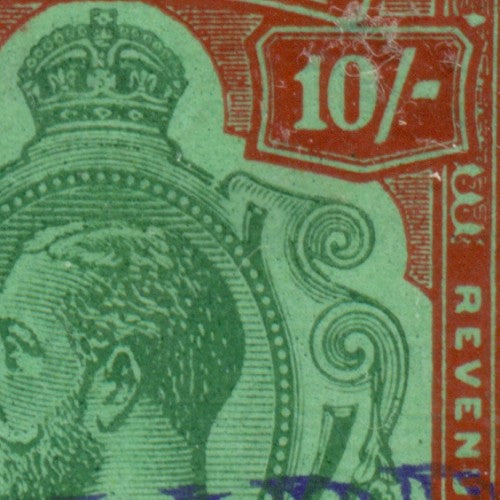 KGV & KGVI Flaws, Break in scroll -KGF 24