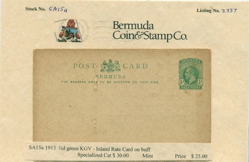 1913 King George Fifth - SA15a