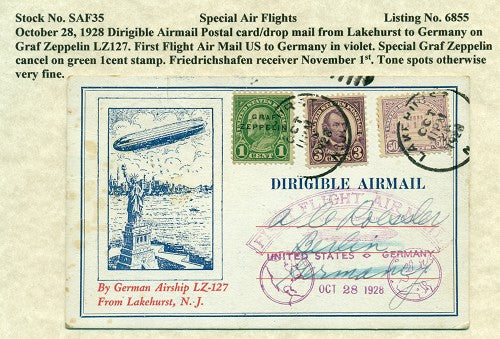 Special Air Flights 10/28/1928 SAF 35
