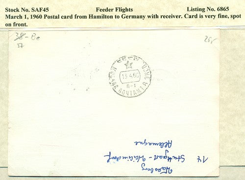 Special Air Flights 3/1/1960 SAF 45