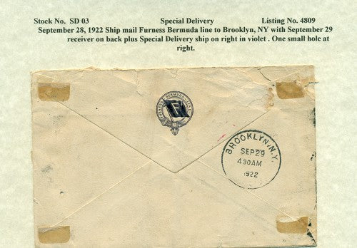 Special Delivery, September 28, 1922