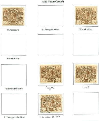 KGV & KGVI Cancels 1921 Tercentenary KGX 04