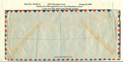 KGV & KGVI Keyplate Covers KG6K 16