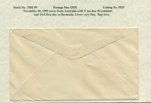 Postage Due QEII PDQ09
