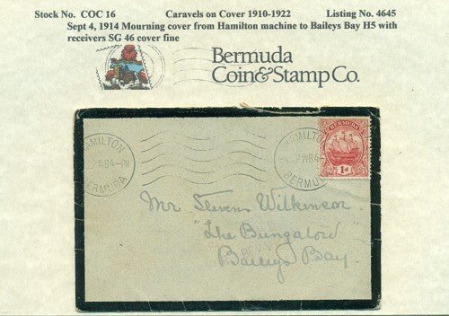 Caravels on Cover 1910-22, 16