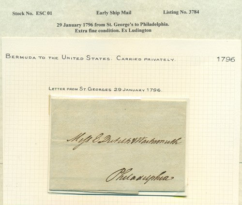 Early Ship Cover
