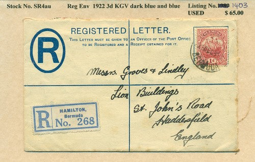 1912 Reg.Env.3d KGV