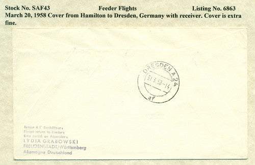 Special Air Flights 3/20/1958 SAF 43