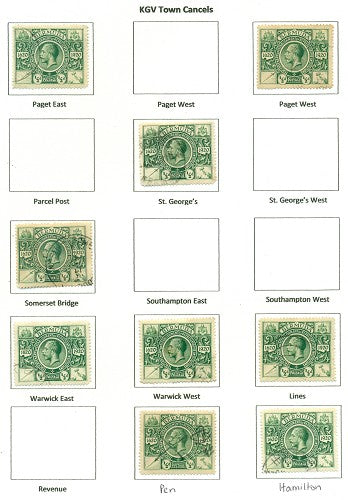 KGV & KGVI Cancels 1921 Tercentenary KGX 04