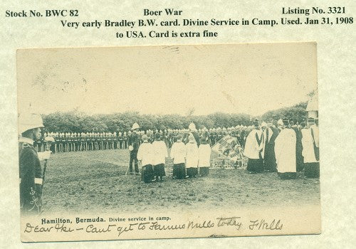 very early Bradly B.W. Devine service card