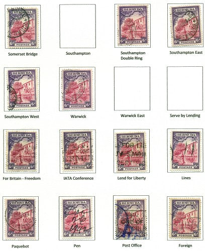 KGV & KGVI Cancels 1936 KGV Definitive KGX 07B