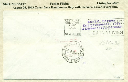 Special Air Flights August 26,1963 SAF 47