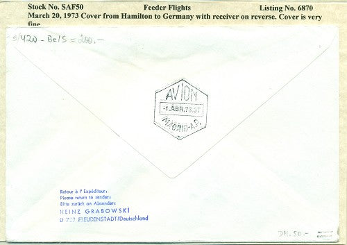 Special Air Flights 3/20/1973 SAF 50
