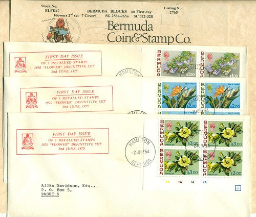1975 Flowers - 2nd set - 7 covers