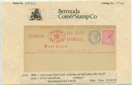 1880 1.5d Foreign Card Setting C