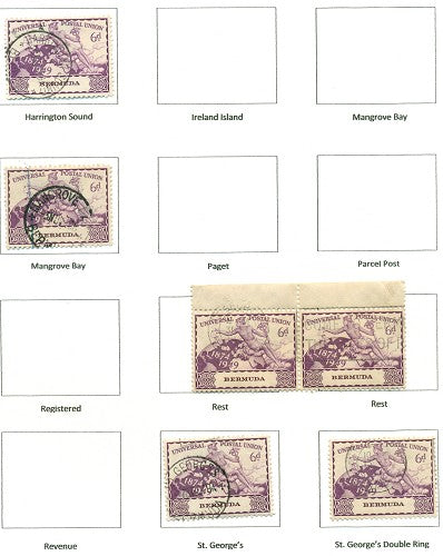 KGV & KGVI Cancels 1940s-1950s KGVI Commemoratives KGX 12A