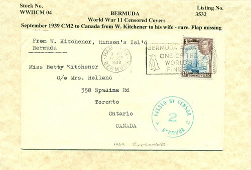 CM Censor CM2 WILLIAM KITCHENER