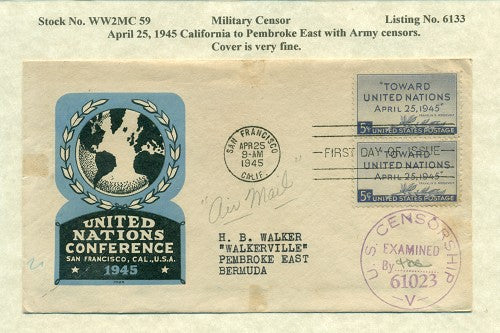 Military Censors us Censor Jun 27 1943 WW2MC 59