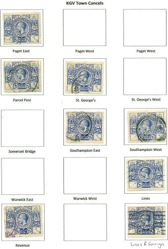 KGV & KGVI Cancels 1921 Tercentenary KGX 04