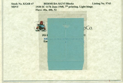 Block of KGVI KG6B 47