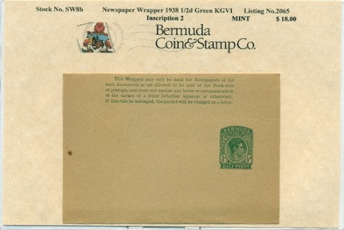 1939 KGVI news wrapper -SW08b