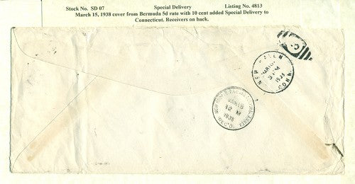 Special Delivery, March 15, 1938 cover