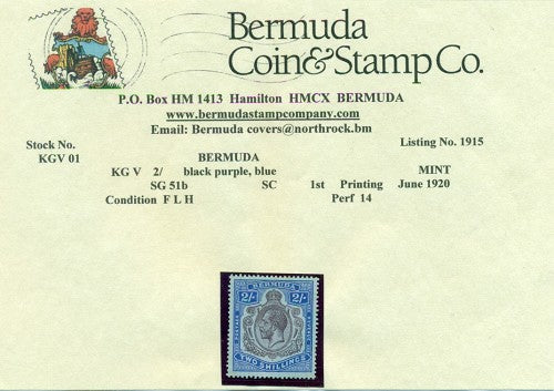 2/- 1st printing June 1920 - FLH
