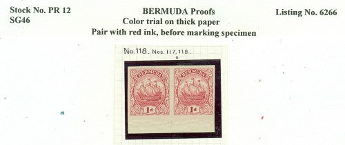 KGV 1 penny Proof PR12