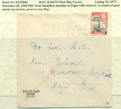 FDC 12/20/1940 KG6C 46